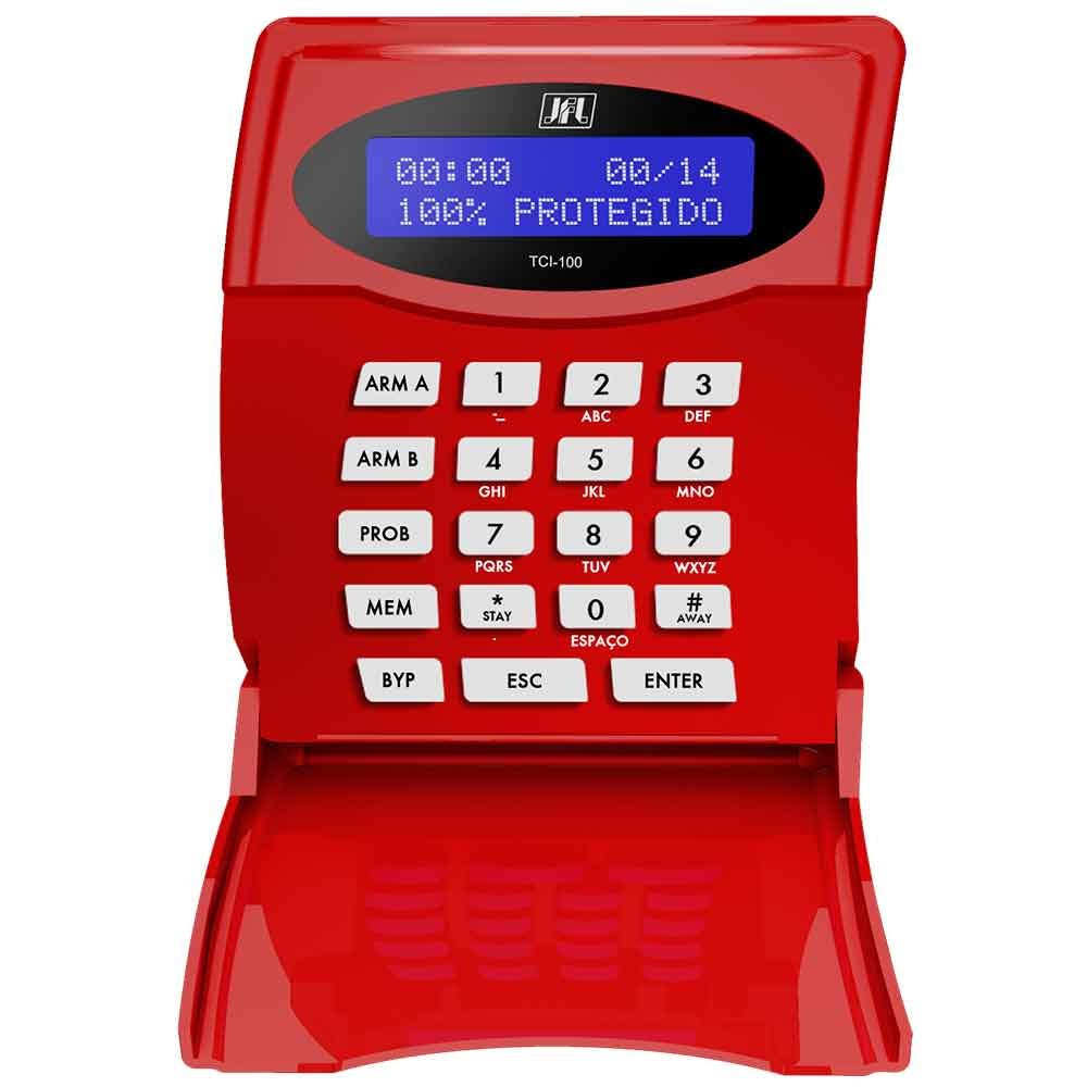 TECLADO P/ CENTRAIS DE INCENDIO JFL TCI-100 18622