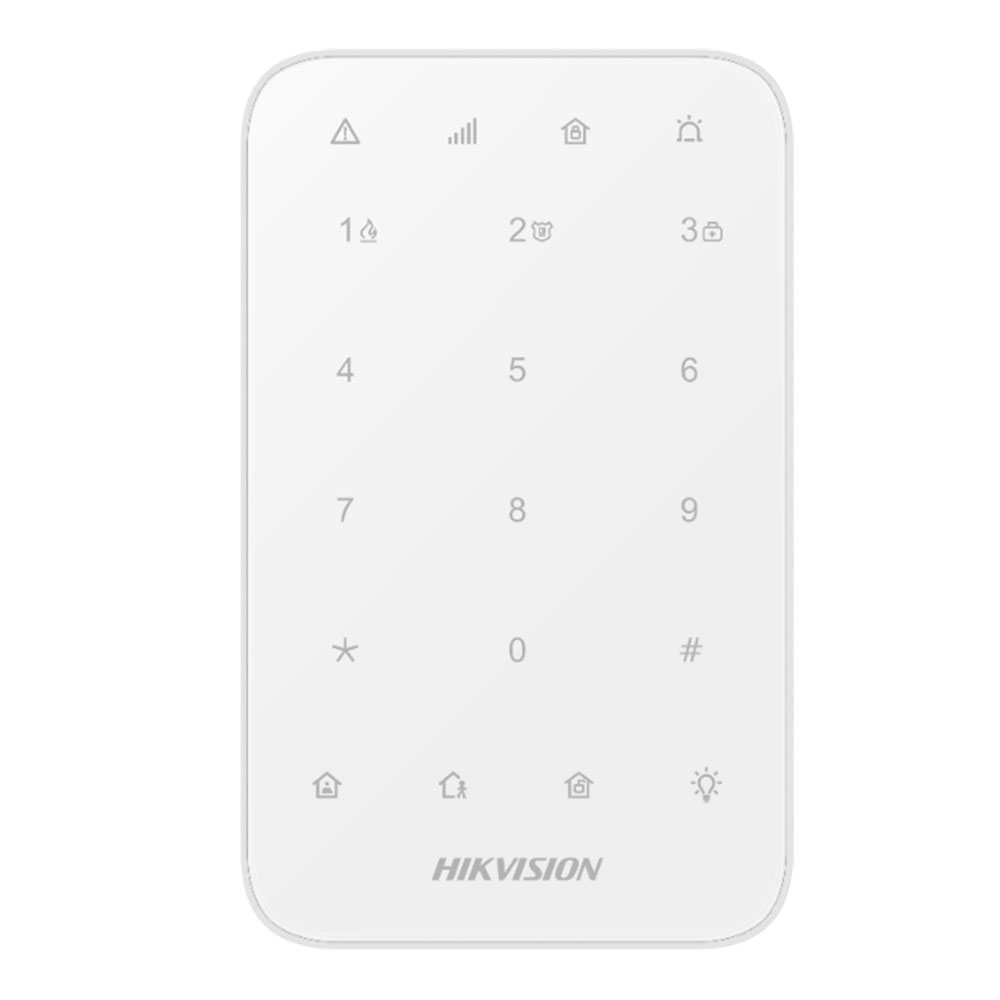 TECLADO LED TOUCH SCREEN AX PRO 868 WIFI DS-PK1-E-WE HIKVISION