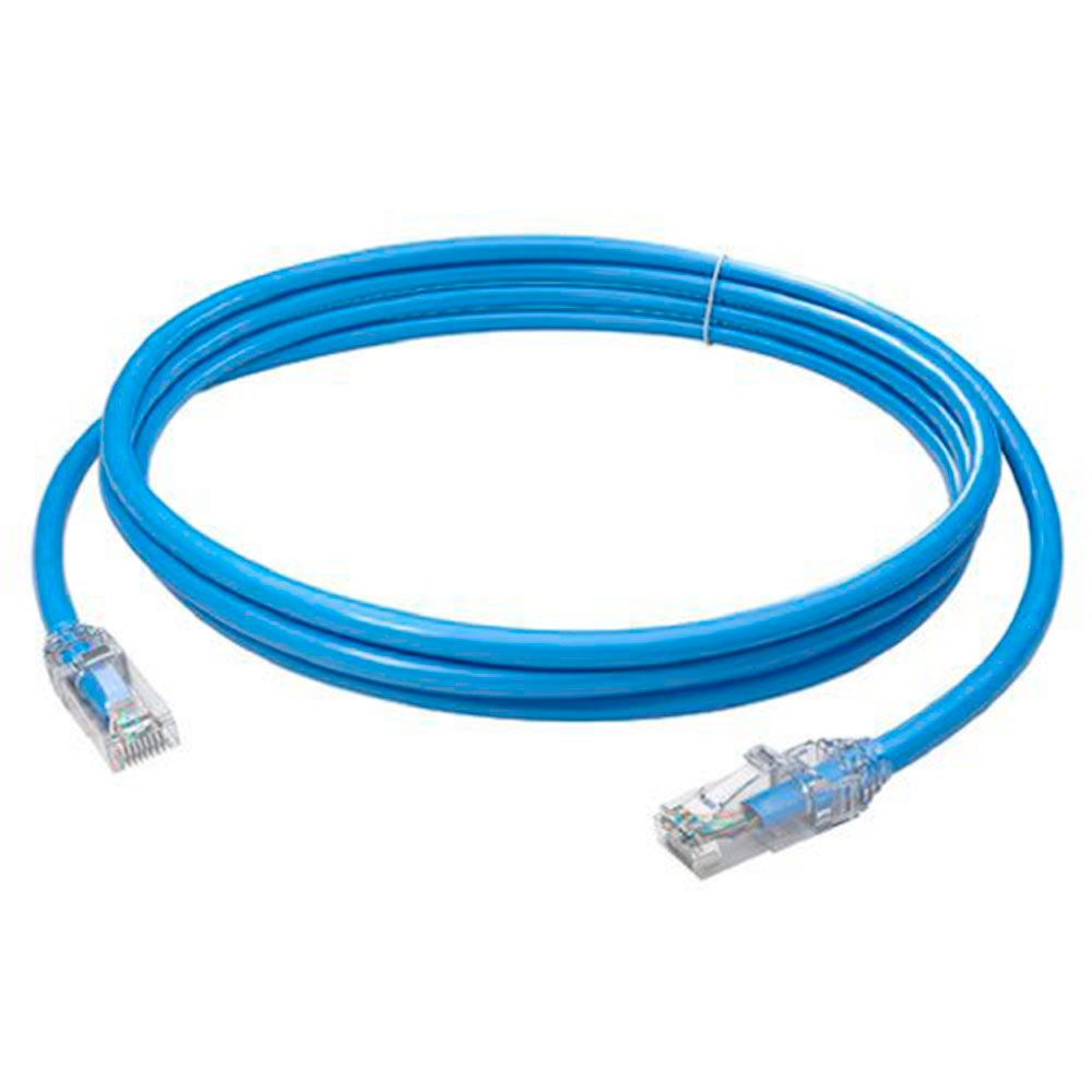 PATCH CORD U/UTP FURUKAWA SOHOPLUS CAT5E CMX T568A/B 1.5M AZUL CLARO CERTIFICADO