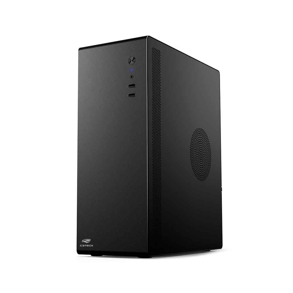 GABINETE MICRO-ATX C3TECH MT-100BK C/FTE 200W SFX BIVOLT INCLUSA