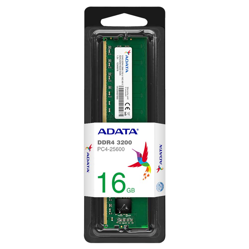 MEMORIA ADATA 16GB DDR4 3200MHZ 1.2V DESKTOP - AD4U320016G22-SGN