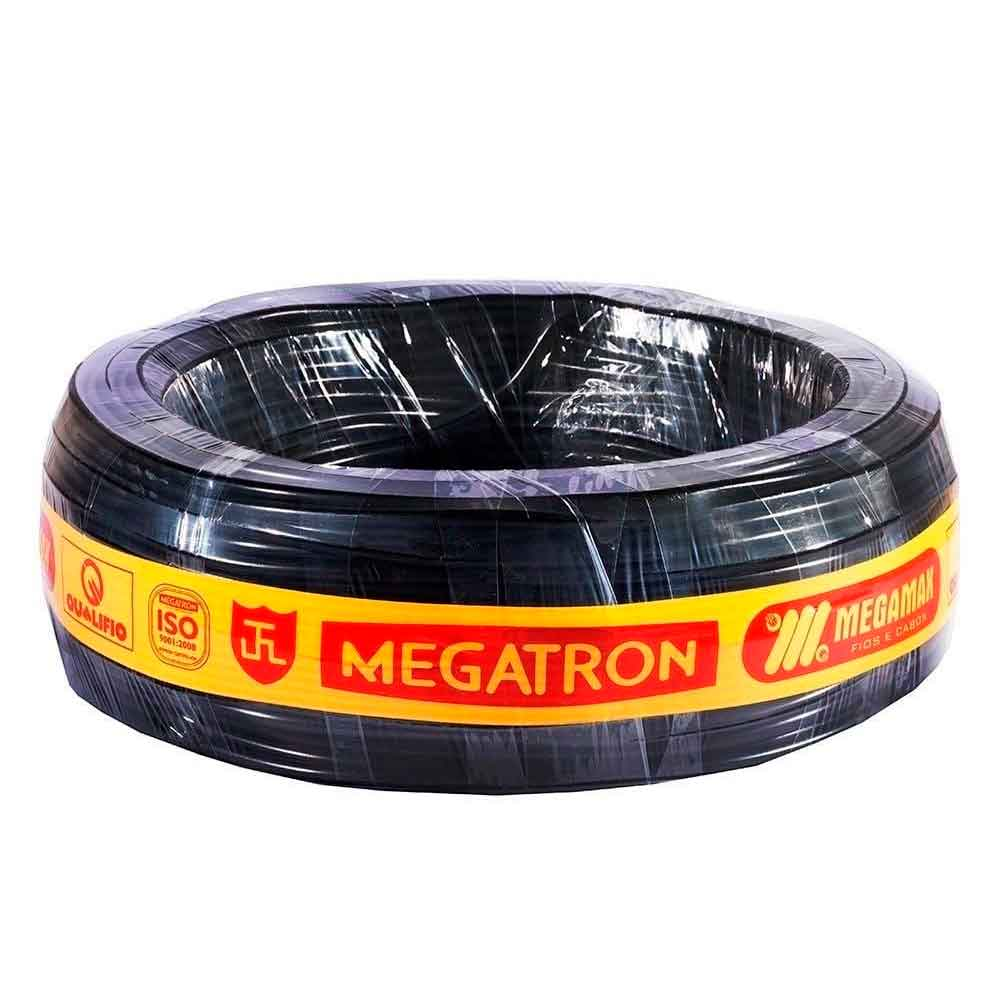 CABO PP FLEXIVEL 500V 2x1,00 MM 100M PR MEGATRON