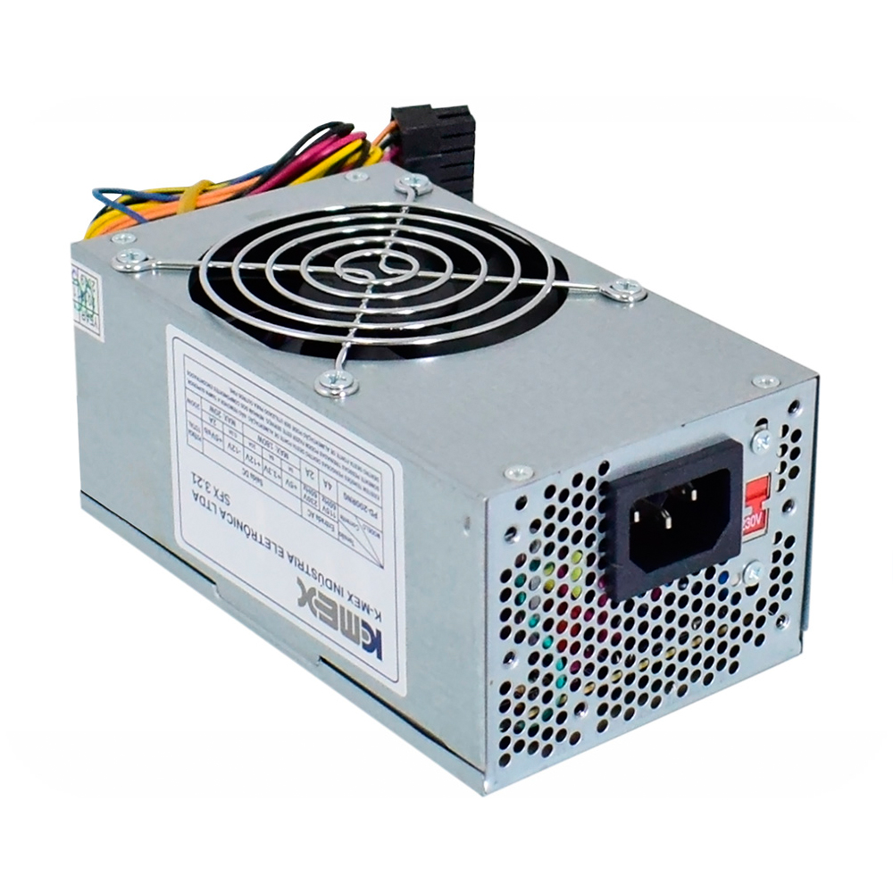 MINI FONTE DE ALIMENTAÇÃO K-MEX PD-200RNG 200W 20+4P PRATA C/CABO E CX - PD200RNG0010B0X