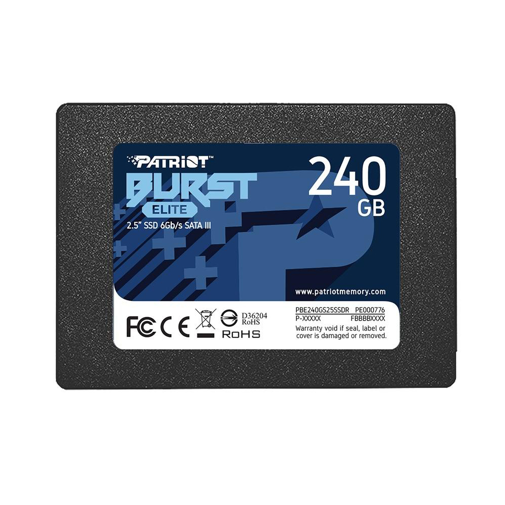 SSD PATRIOT BURST 240GB 2,5" SATA 3 - PBE240GS25SSDR