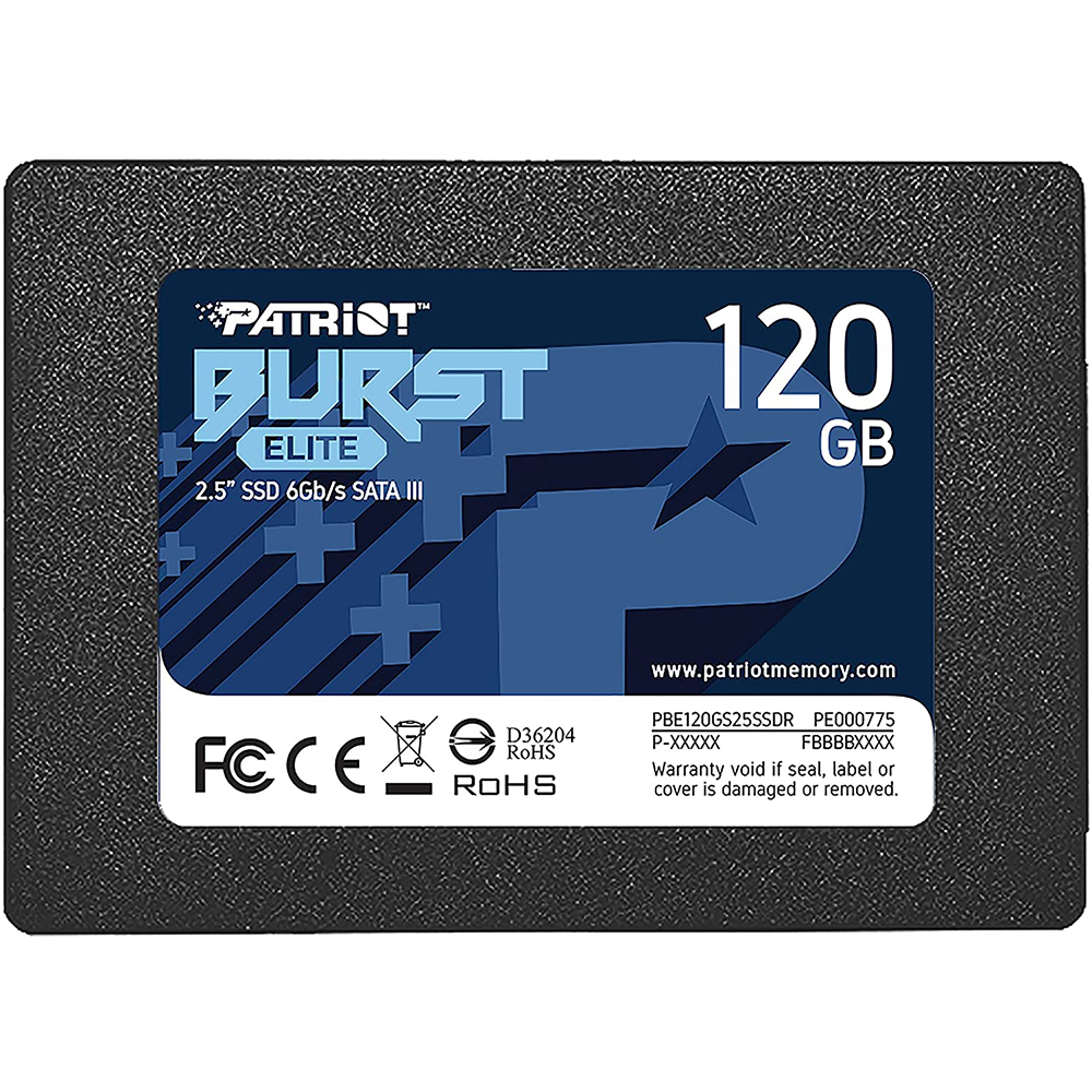 SSD PATRIOT BURST 120GB 2,5" SATA 3 - PBE120GS25SSDR