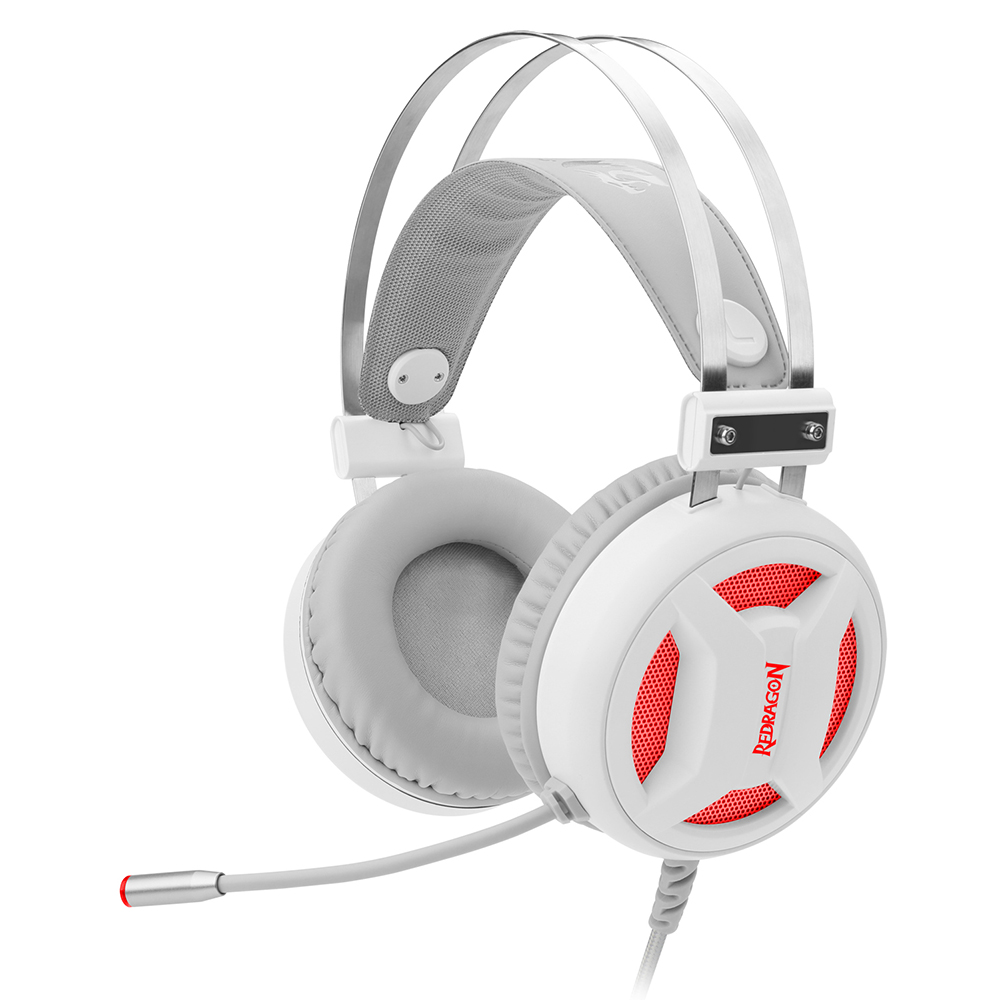FONE DE OUVIDO COM MICROFONE GAMER REDRAGON MINOS BRANCO - H210W