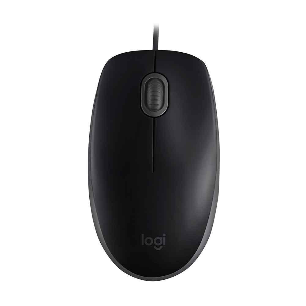 MOUSE LOGITECH M110 SILENT BLACK C/ FIO - 910-006756