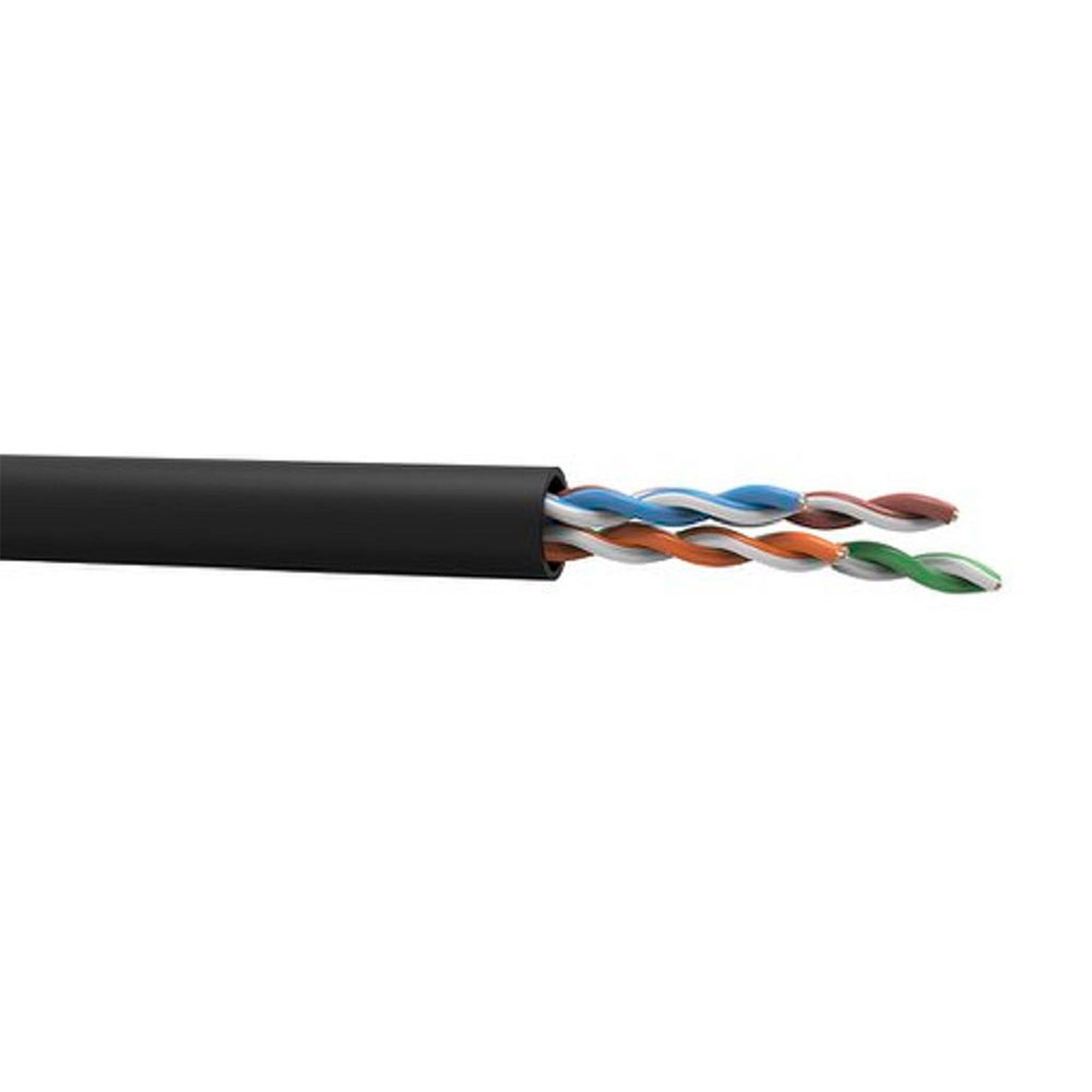 CABO REDE LAN FURUKAWA SOHOPLUS CAT5E U/UTP CMX INDOOR/OUTDOOR PRETO CX 305M