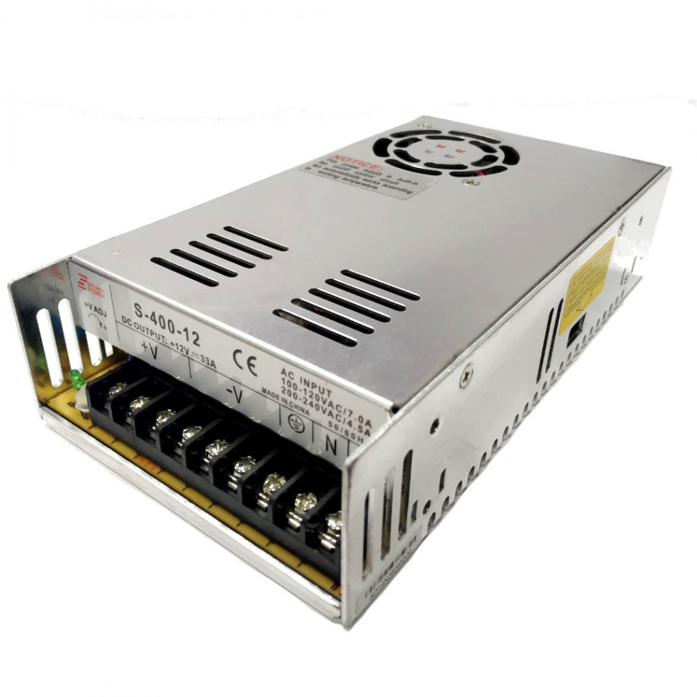 FONTE CHAVEADA COLMEIA 12V 33A BIV MULTIUSO - FC1233CN - FC FONTES