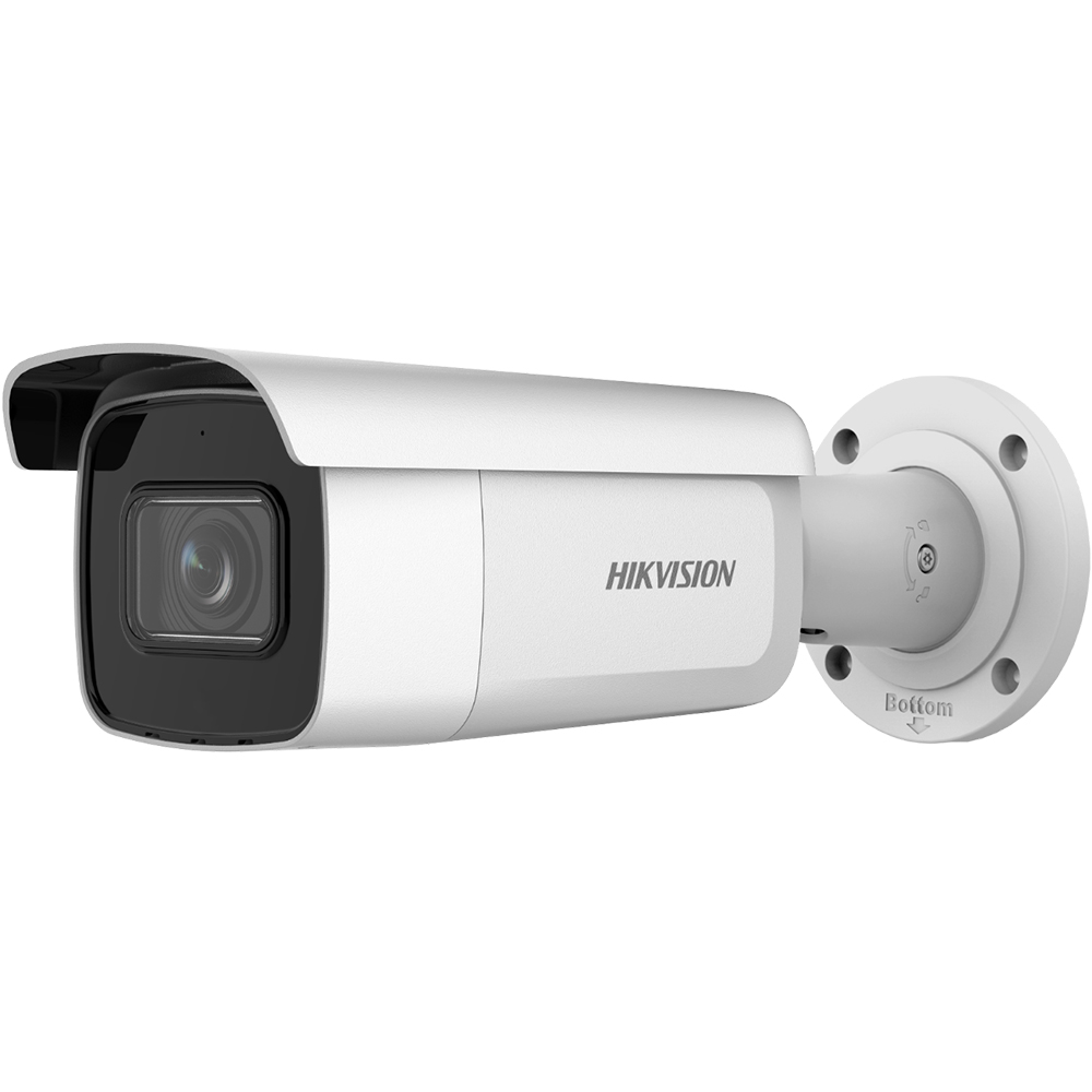 CAMERA IP 4MP BULLET VARIFOCAL MOTORIZADA ACUSENSE IR60M POE IP67 IK10 H.265+ 120 DB SUPORTE SD DS-2CD2643G2-IZS HIKVISION