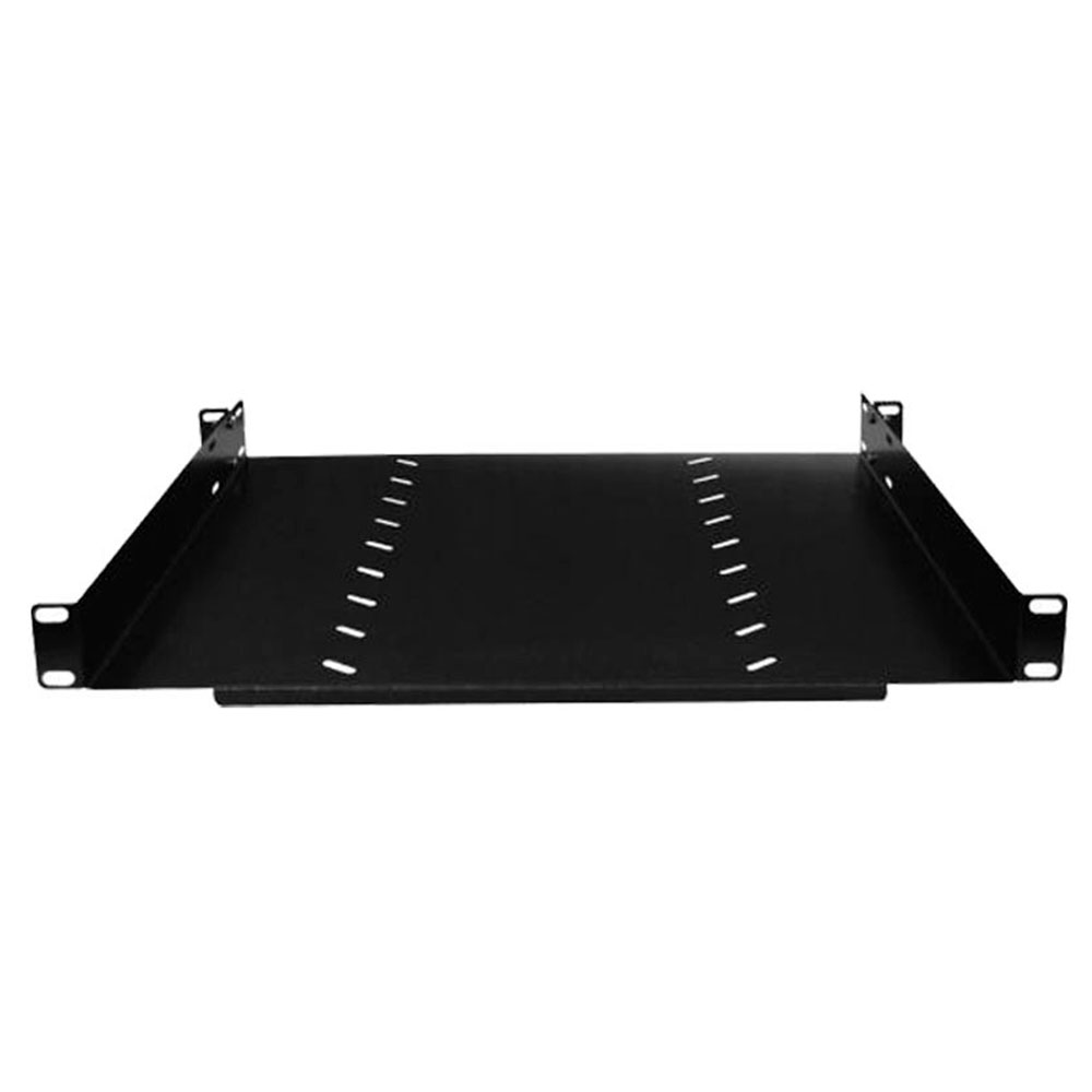 BANDEJA FIXA PARA RACK 19 POL X 500MM PRETA 4 PONTOS FIXAÇÃO - 4640 - MAX ELETRON