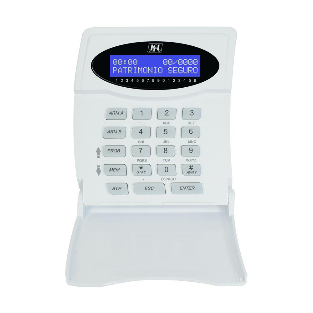TECLADO P/ CENTRAIS DE ALARME JFL TEC-300 V2 C/ FIO