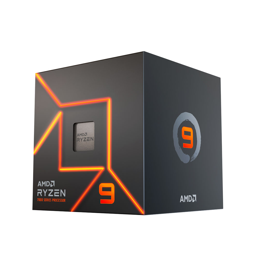 PROCESSADOR AMD RYZEN 9 7900 4.0GHz (TURBO 5.4GHz) 76MB CACHE AM5 100-100000590BOX