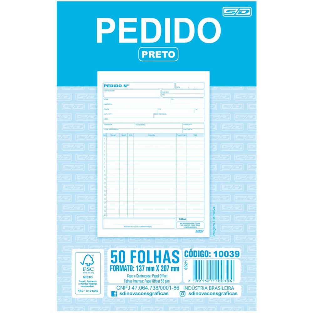 IMPRESSO TALAO DE PEDIDO 1/18 1 VIA 50 FOLHAS SD INOVACOES PCT.C/20