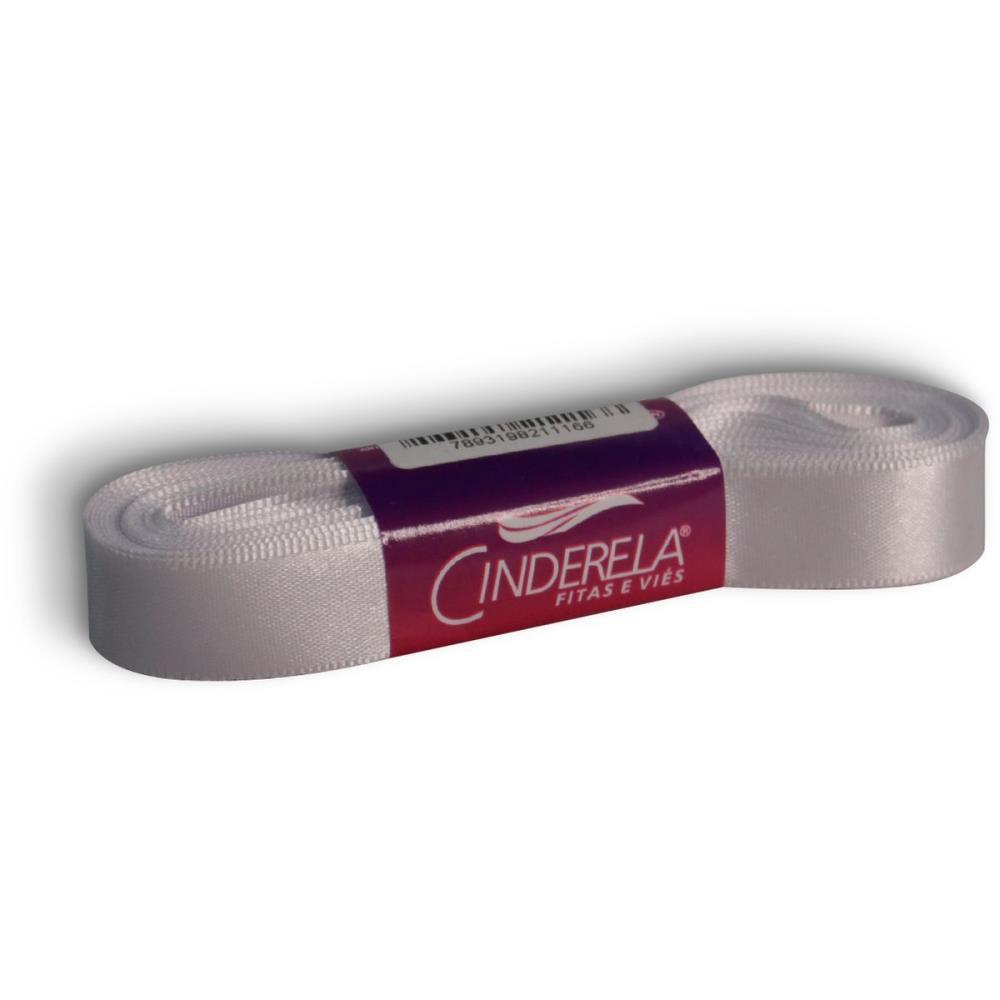 FITA DE CETIM 15MM 10M. BRANCA FITAS CINDERELA UNIDADE