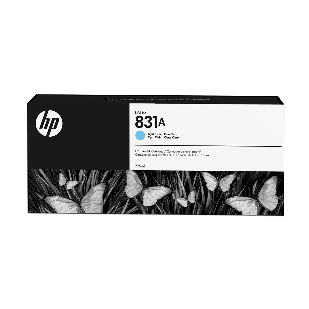 CARTUCHO HP LATEX 831A CIANO CLARO 775ML CZ686A