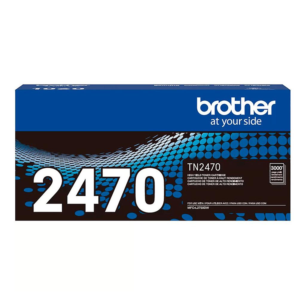 TONER BROTHER PRETO 3K TN2470BR