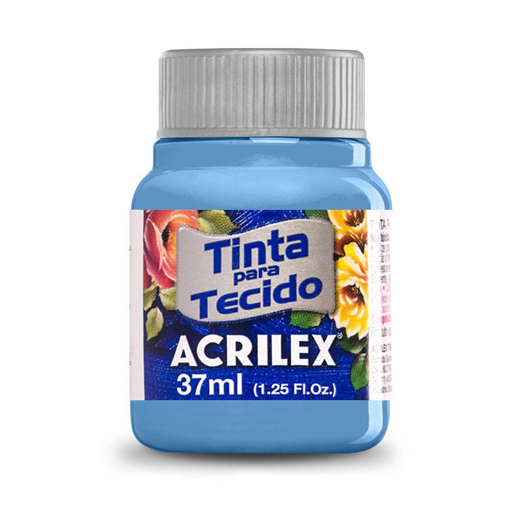TINTA PARA TECIDO ACRILEX 37ML - 584 AZUL INVERNO