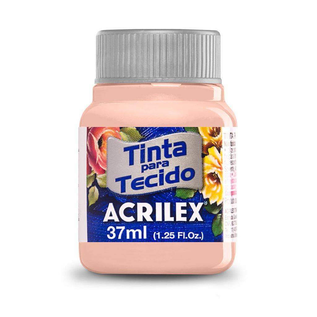 TINTA PARA TECIDO ACRILEX 37ML - 812 SALMAO BEBE