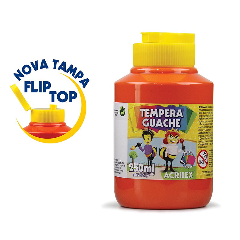 TINTA GUACHE ACRILEX 250ML 511 VERDE BANDEIRA