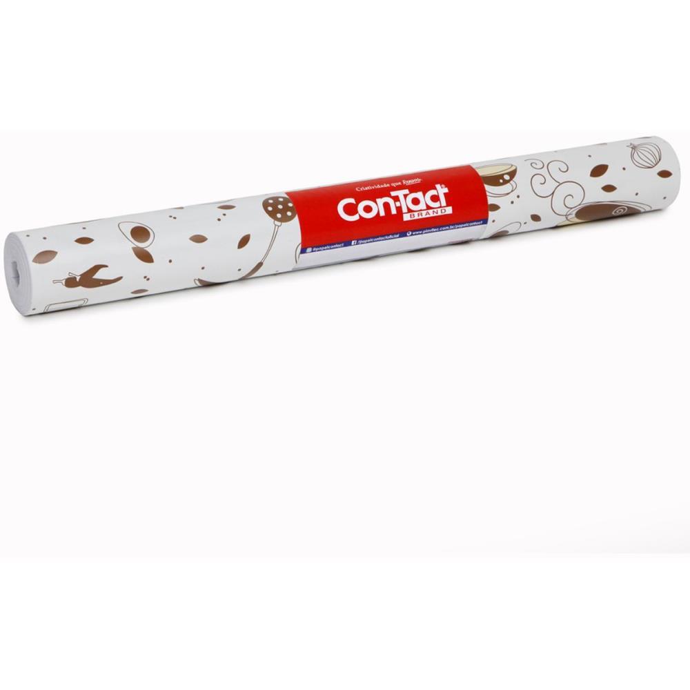 CONTACT DECORADO 45CMX10M CANTINHO GOURMET PLASTCOVER ROLO