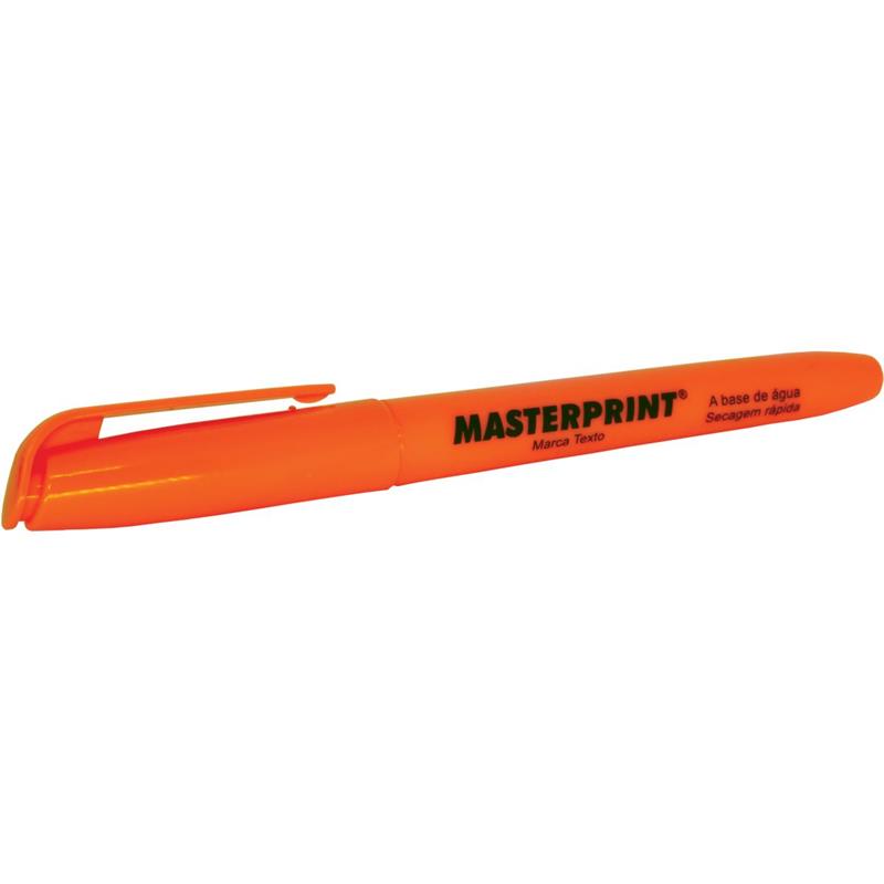 CANETA MARCA TEXTO MP 612 LARANJA - MASTERPRINT