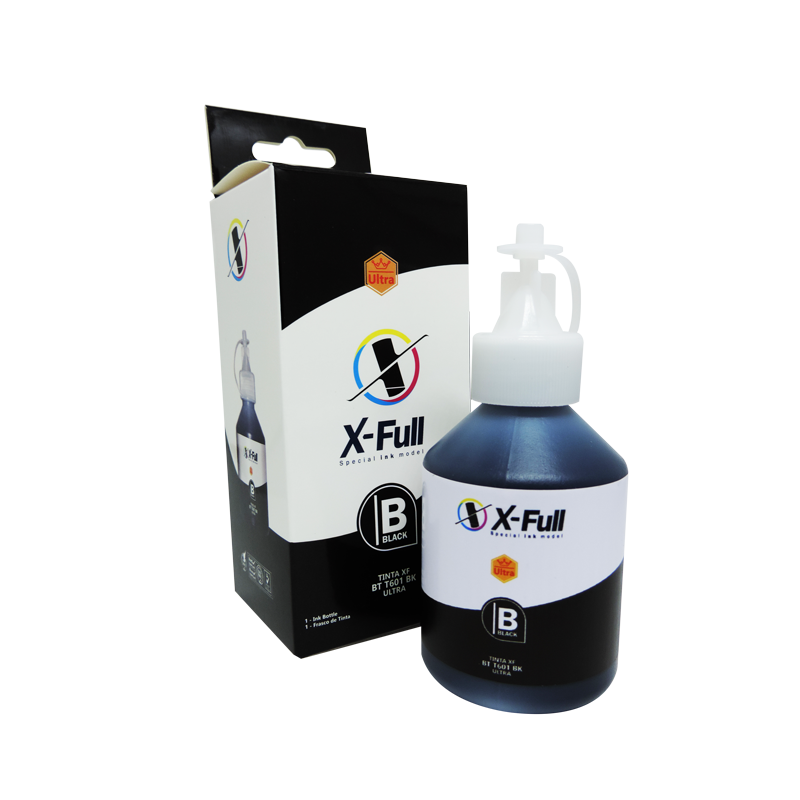 REFIL DE TINTA CORANTE COMPATIVEL BROTHER T601 PRETO 100ML XFULL