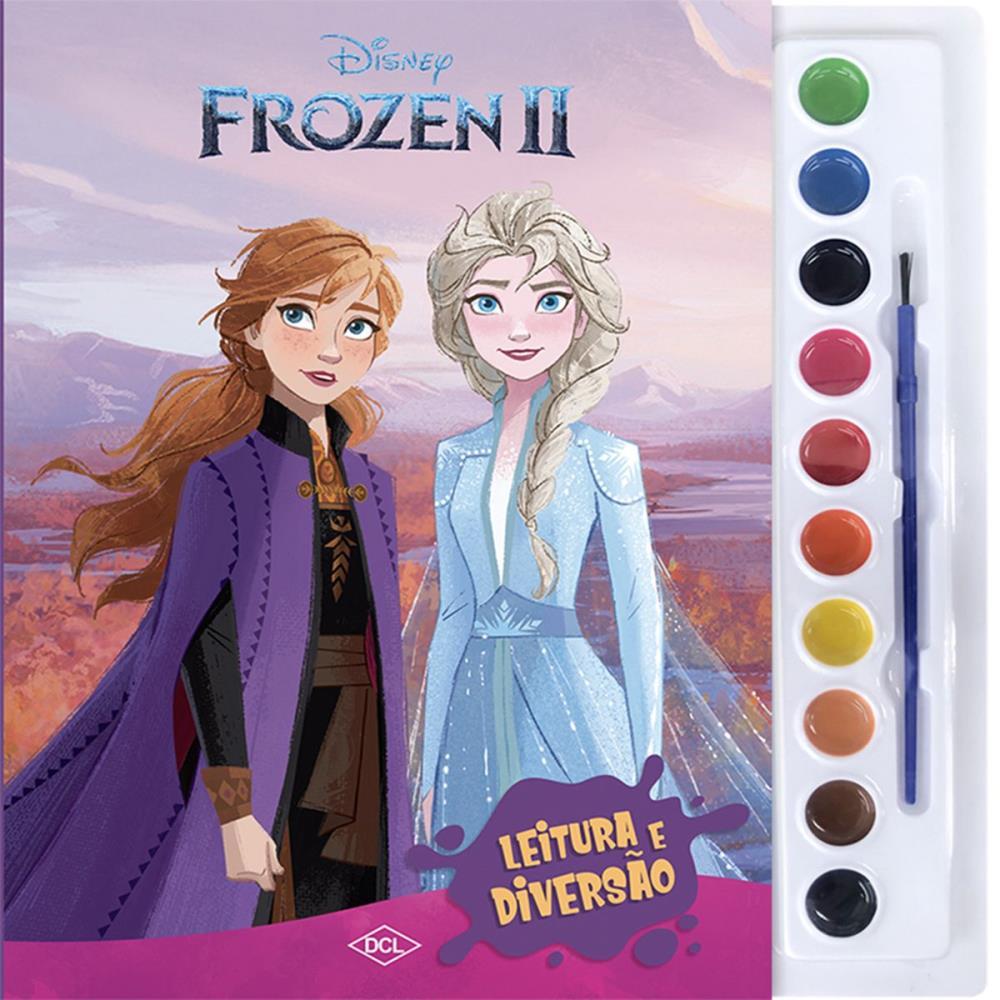 LIVRO AQUARELA FROZEN 2 29X28,5CM 16PGS DCL UNIDADE