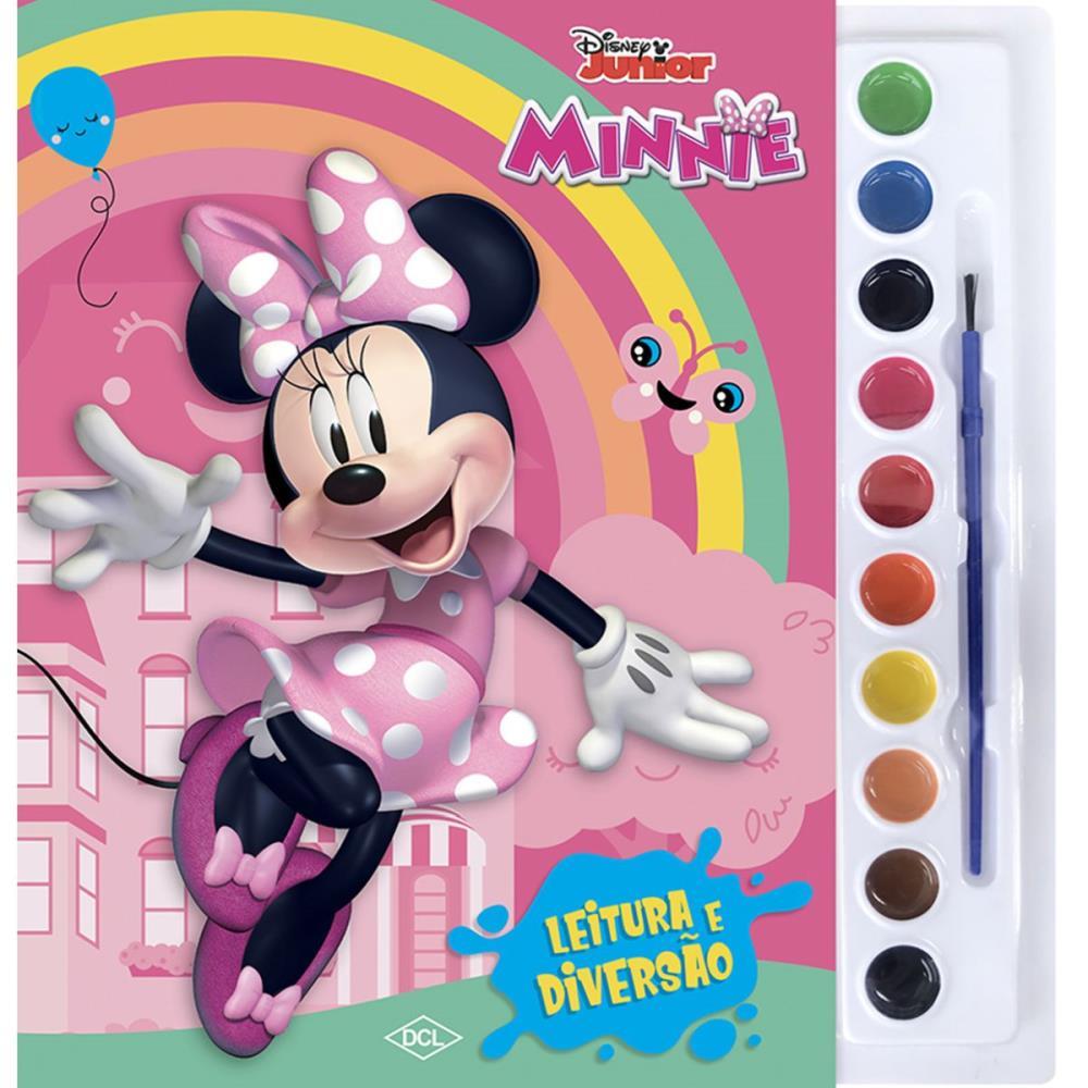 LIVRO AQUARELA MINNIE 29X28,5CM 16PGS DCL UNIDADE