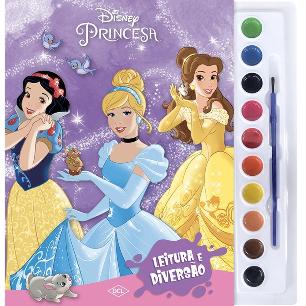 LIVRO AQUARELA PRINCESAS 29X28,5CM 16PGS DCL UNIDADE