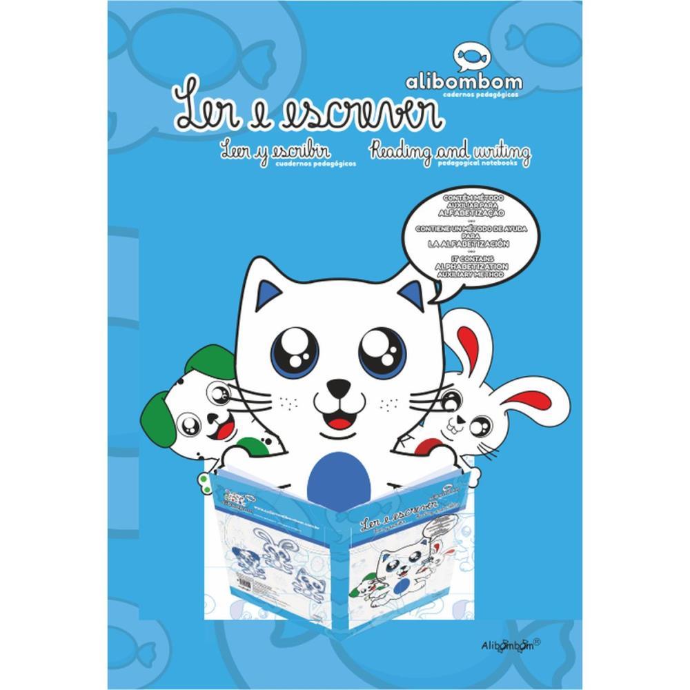 LIVRO CALIGRAFIA ALIBOMBOM AZUL S/PAUTA 60FLS ROMITEC PCT.C/05