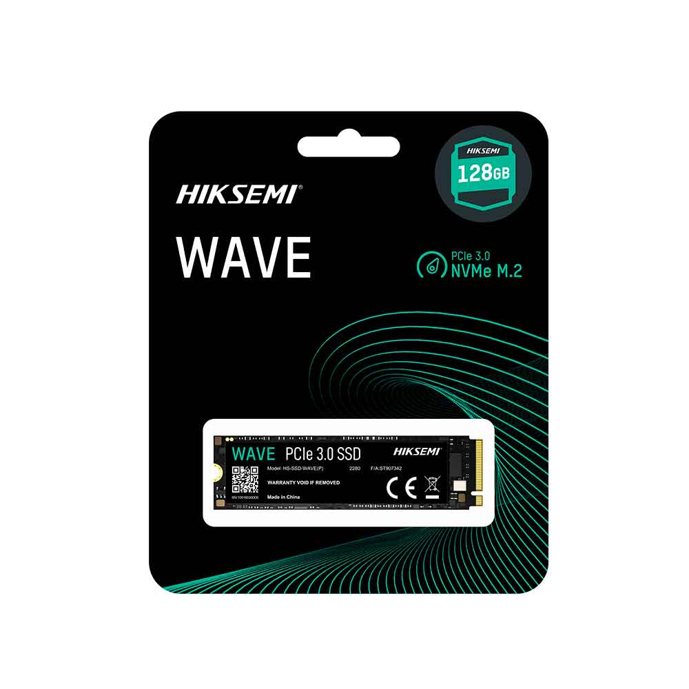 SSD HIKSEMI WAVE 128GB M.2 2280 NVME PCIE 3.0 - HS-SSD-WAVE(P) 128G