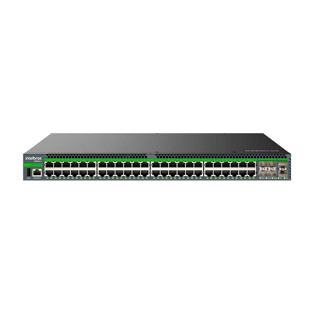 SWITCH INTELBRAS 48 PORTAS L3 GIGABIT GERENCIAVEL + 6 PORTAS SFP S3054G-B - 4760077