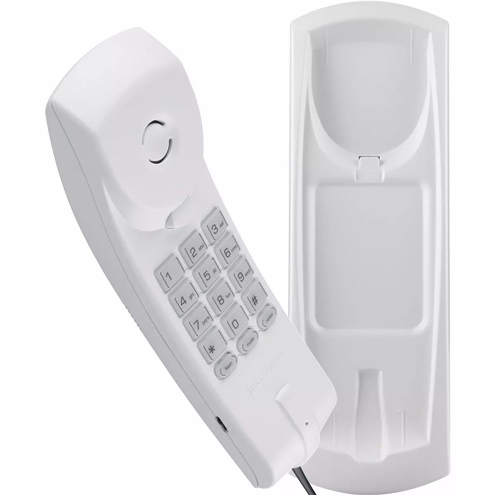 TELEFONE INTELBRAS TC 20 4090400 COM FIO GONDOLA CINZA