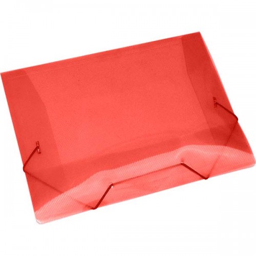 Pasta Elastico Oficio A02B Vermelho Plascony