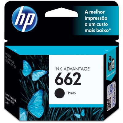 CARTUCHO HP 662 PRETO CZ103AB
