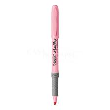 Marca Texto Bic Marking Rosa Pastel