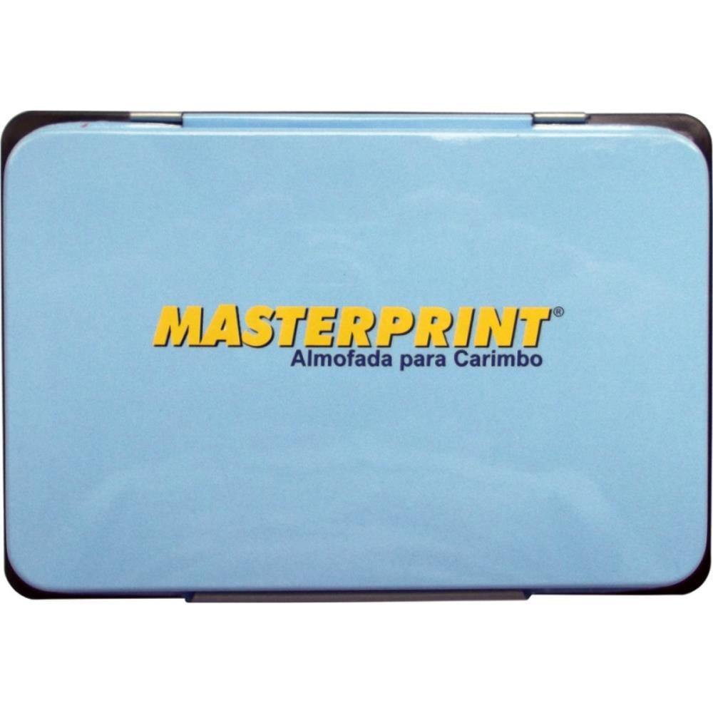 ALMOFADA CARIMBO N.3 MP 773 PRETO TAMPA METAL MASTERPRINT UNIDADE