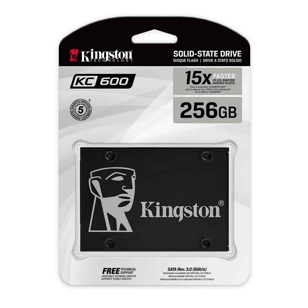 SSD KINGSTON KC600 256GB 2,5" SATA 3 - SKC600/256G