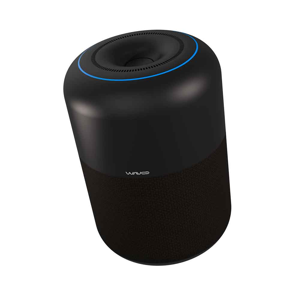 CAIXA DE SOM BLUETOOTH WAVEONE  WALK PRETA COM LED