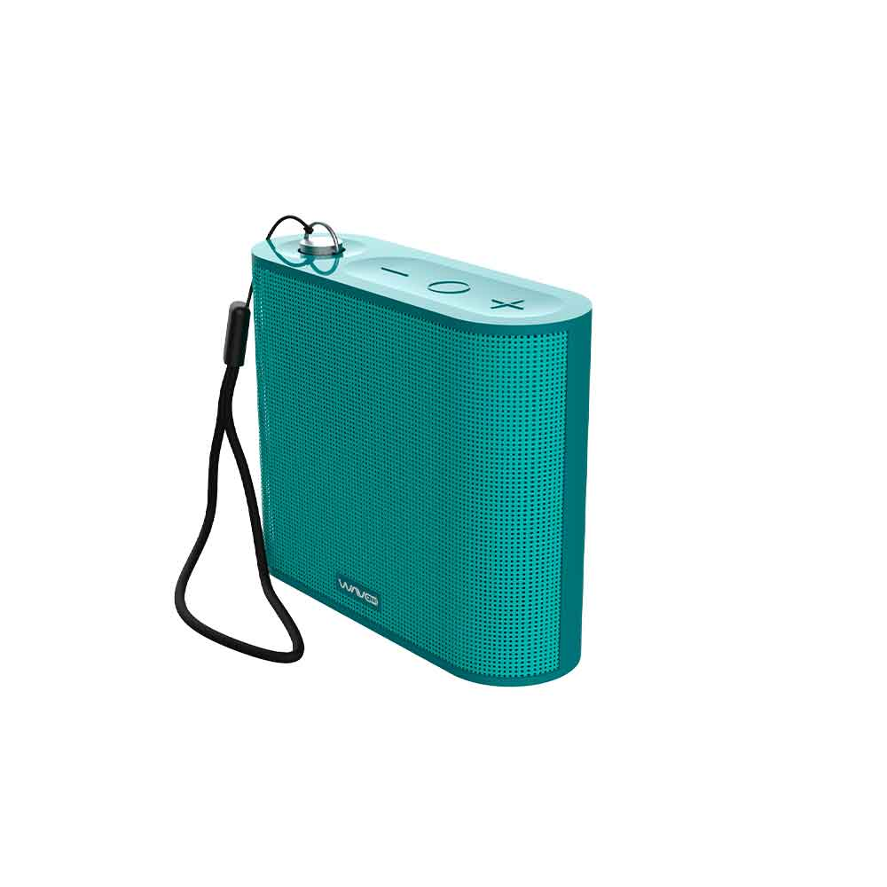 CAIXA DE SOM BLUETOOTH WAVEONE  POCKET VERDE AGUA