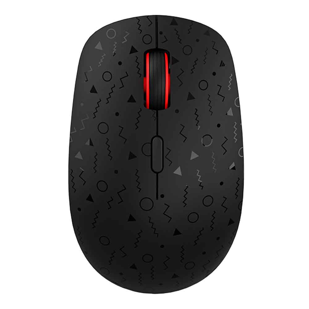 MOUSE C3TECH SEM FIO RECARREGÁVEL M-W90BK PRETO