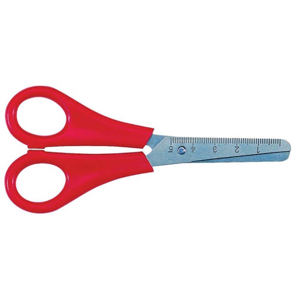TESOURA ESCOLAR CIS KS-95C/REGUA PLAST 13,5CM SERTIC DP.C/20