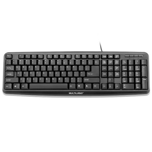 Teclado Multilaser Usb Slim Tc065 Preto
