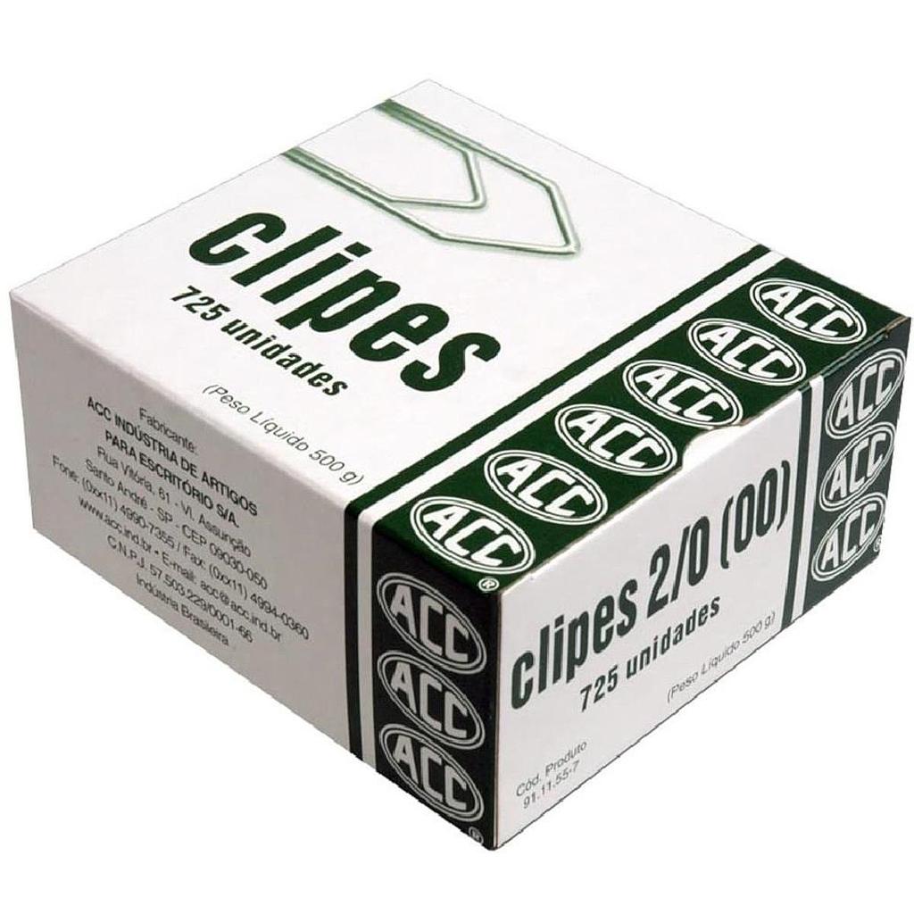 CLIPS NIQUELADOS ACC 2/0 500G