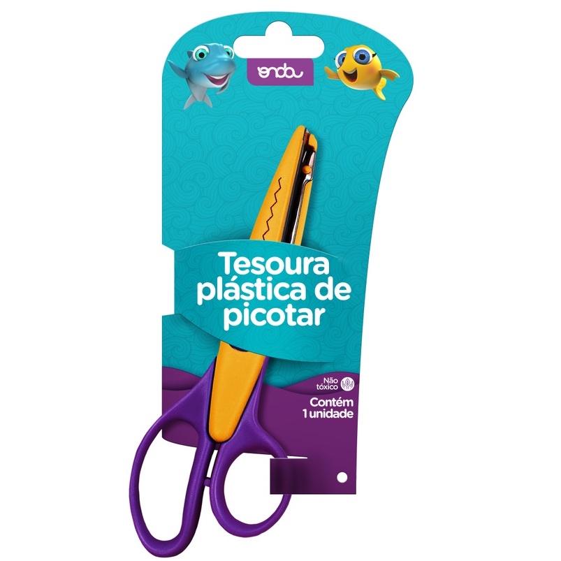 Tesoura Metal Picotar - Onda Sortidas