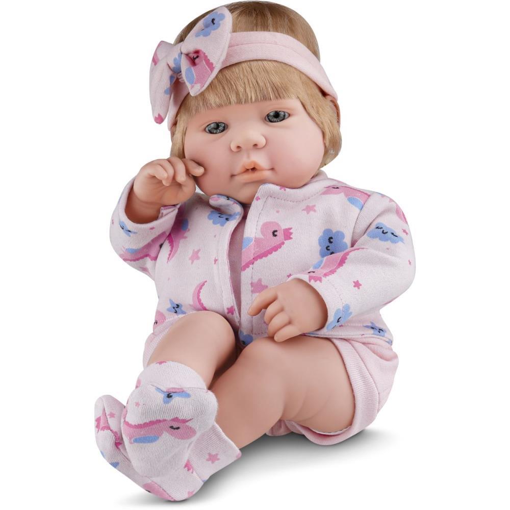 BONECA BEBE REAL COM CABELO (S) ROMA UNIDADE
