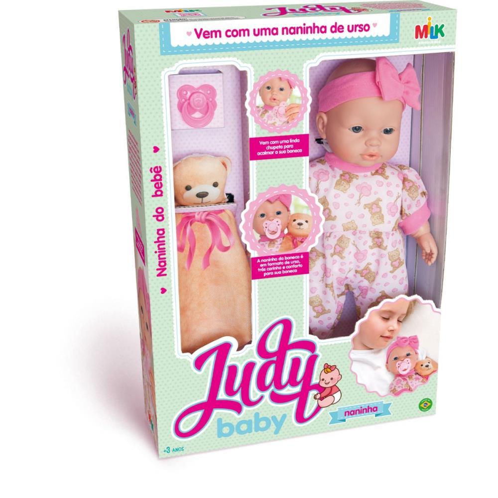 BONECA JUDY BABY NANINHA 34CM MILK UNIDADE