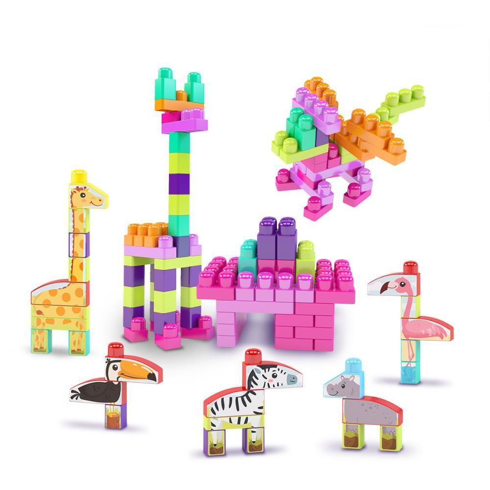 BRINQUEDO PARA MONTAR SACOLA BROCOLANDIA MENINA 240P DISMAT UNIDADE