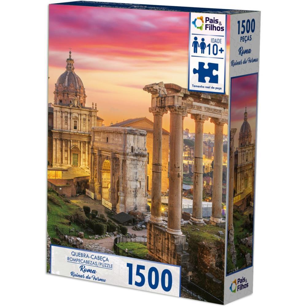 QUEBRA-CABECA CARTONADO ROMA RUINAS DO FORUM 1500P PAIS E FILHOS UNIDADE